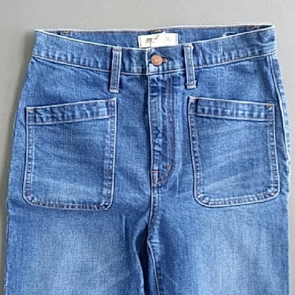 Madewell Full Length Classic Straight Jeans with Surplus Pocket Edition Size 26 - Picture 3 of 12